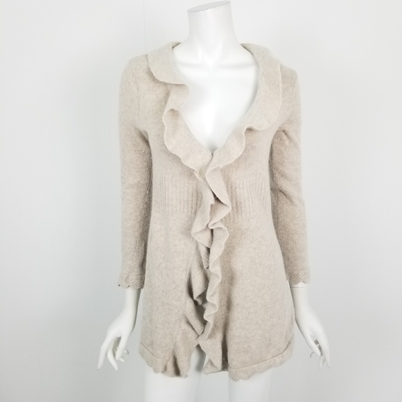 Cynthia Rowley Sweaters - *SOLD*  Cynthia Rowley Wool Angora Cream Cardigan